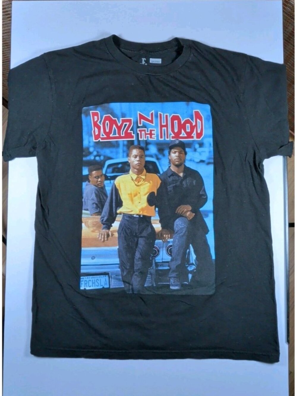 Boyz N The Hood - Movie Poster Inspired Unisex Black T-shirt - Size Medium